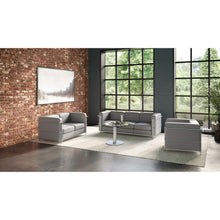 OfficeSource | Madison | Sofa with Chrome Frame