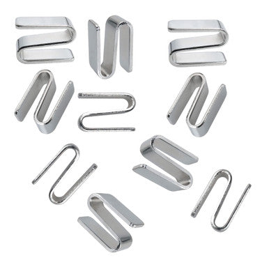 OfficeSource N-Shaped Chrome Connector for Wire Racks - Pack of 10