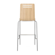 OfficeSource | Rowan | Square Bentwood Bar Height Café Stool - Set of 2