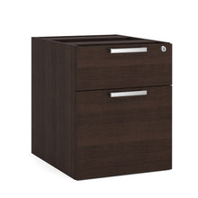 OfficeSource | OS Laminate | 2 Drawer Hanging Pedestal - Box/File - 15.5''W x 19''D