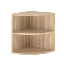 OfficeSource | OS Laminate | Corner Bookcase - 24''W x 24''D