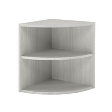 OfficeSource | OS Laminate | Corner Bookcase - 24''W x 24''D