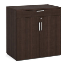 OfficeSource  OS Laminate Buffet Credenza with Top Drawer and Doors