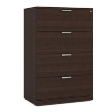 OfficeSource | OS Laminate Lateral Files | 4 Drawer Lateral File Cabinet