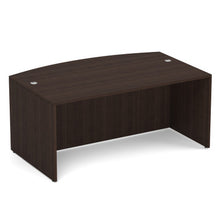OfficeSource | OS Laminate | 66''W Bow Front Desk Shell