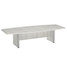 OfficeSource | OS Conference Tables | Boat Shaped Conference Table with Elliptical Base - 10'