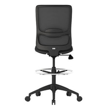 OfficeSource Orion Armless Mesh Back Task Stool with Black Frame
