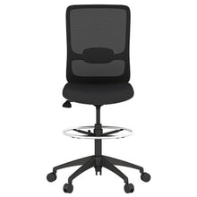 OfficeSource Orion Armless Mesh Back Task Stool with Black Frame