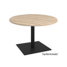 OS Reception Tables 19''H Square Base with Round Post