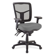OfficeSource | CoolMesh | Multi Function, Mid Back Chair with Seat Slider and Black Frame