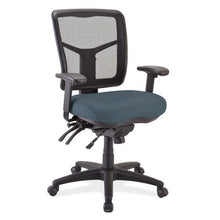 OfficeSource | CoolMesh | Multi Function, Mid Back Chair with Seat Slider and Black Frame