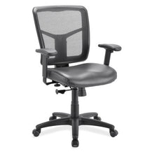 OfficeSource | CoolMesh Basic | Task Chair with Fabric Seat and Black Frame