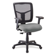 OfficeSource | CoolMesh Basic | Task Chair with Fabric Seat and Black Frame