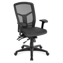 OfficeSource | CoolMesh Collection | Multi-Function High Back with Seat Slider and Black Frame