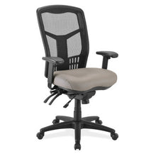 OfficeSource | CoolMesh Collection | Multi-Function High Back with Seat Slider and Black Frame