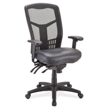 OfficeSource | CoolMesh Collection | Multi-Function High Back with Seat Slider and Black Frame