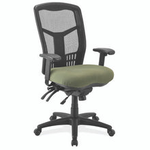 OfficeSource | CoolMesh Collection | Multi-Function High Back with Seat Slider and Black Frame