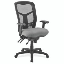 OfficeSource | CoolMesh Collection | Multi-Function High Back with Seat Slider and Black Frame