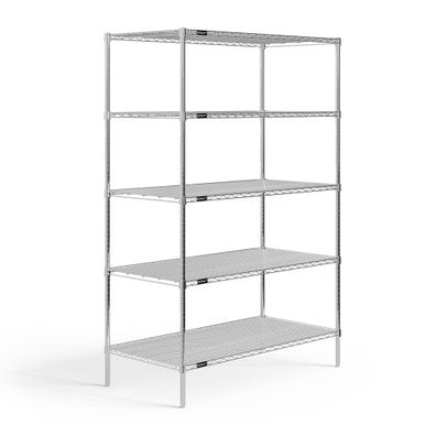 OfficeSource 5-Shelf 48''Wx24''Dx72''H Wire Rack