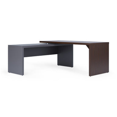 OfficeSource | Lucca | L Shape Desk with Reversible Return