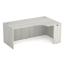 OfficeSource | OS Laminate | Right Desk Shell with Corner Extension