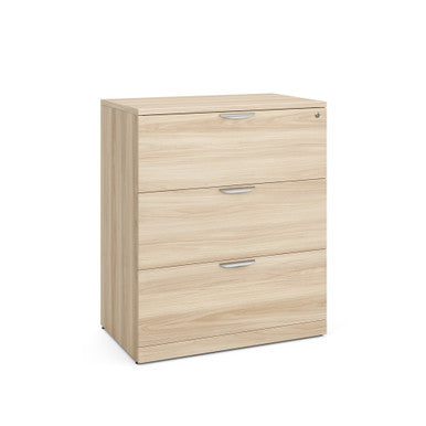 OfficeSource | OS Laminate Lateral Files | 3 Drawer Lateral File Cabinet