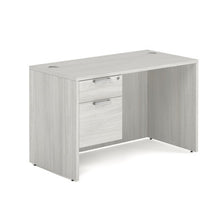 OfficeSource OS Laminate Collection Single 3/4 Pedestal Desk - 48'' x 24''