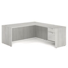 OfficeSource | OS Laminate Collection | Single 3/4 Pedestal ''L'' Desk - 71'' x 30''