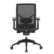 OfficeSource Starlight High Back Luxe Task Chair with Black Frame and Seat Slider
