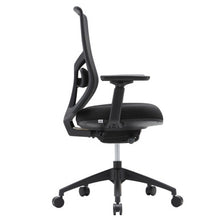 OfficeSource Starlight High Back Luxe Task Chair with Black Frame and Seat Slider