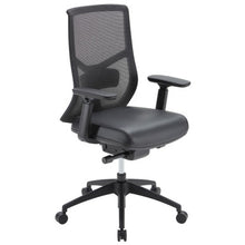 OfficeSource Starlight High Back Max Task Chair with Black Frame and Seat Slider