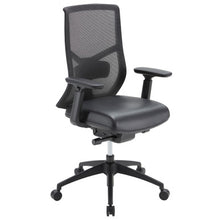 OfficeSource Starlight High Back Max Task Chair with Black Frame and Seat Slider