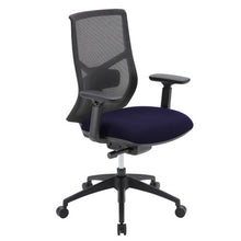 OfficeSource Starlight High Back Max Task Chair with Black Frame and Seat Slider