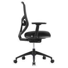 OfficeSource Starlight High Back Max Task Chair with Black Frame and Seat Slider
