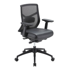 OfficeSource Starlight Mid Back Luxe Task Chair with Black Frame and Seat Slider