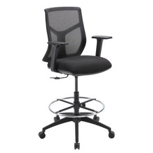 OfficeSource Starlight Mid Back Stool with Black Frame