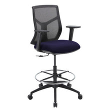 OfficeSource Starlight Mid Back Stool with Black Frame