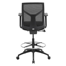OfficeSource Starlight Mid Back Stool with Black Frame