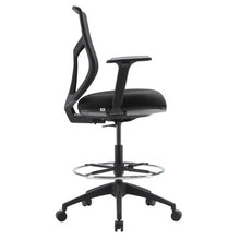 OfficeSource Starlight Mid Back Stool with Black Frame