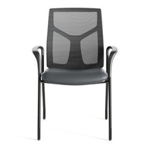 OfficeSource Starlight Executive Guest Chair with Black Frame