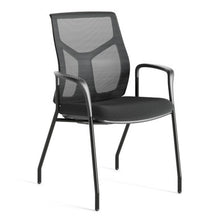 OfficeSource Starlight Executive Guest Chair with Black Frame