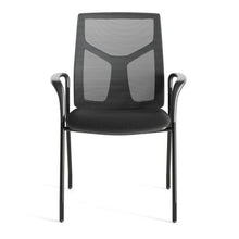 OfficeSource Starlight Executive Guest Chair with Black Frame