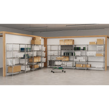 OfficeSource 5-Shelf 48''Wx24''Dx72''H Wire Rack