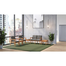 OfficeSource Aiden Single Seat with Half Arm