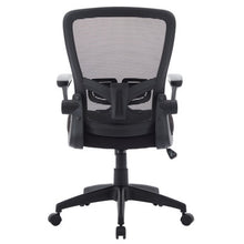 OfficeSource | Finn | Flip Arm Mesh Back Task Chair with Black Frame