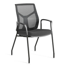 OfficeSource Starlight Executive Guest Chair with Black Frame