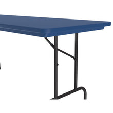 OfficeSource | Colorful Blow Mold Folding Tables | Fixed Height Blow Mold Table - 72'' x 30''