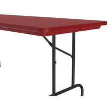 OfficeSource | Colorful Blow Mold Folding Tables | Fixed Height Blow Mold Table - 72'' x 30''