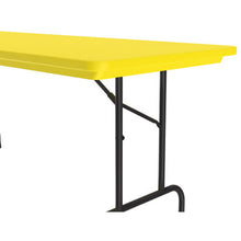 OfficeSource | Colorful Blow Mold Folding Tables | Fixed Height Blow Mold Table - 72'' x 30''
