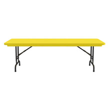 OfficeSource | Colorful Blow Mold Folding Tables | Adjustable Height Blow Mold Table - 60'' x 30''
